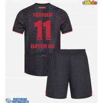 Bayer Leverkusen Martin Terrier #11 Replica Home Minikit 2025-26 Short Sleeve (+ pants)